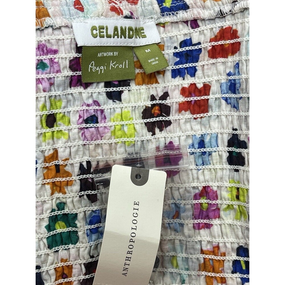 Celandine Maxi Dress Josephine Drop Waist Peggi Kroll Vacation Boho Medium NWT - Picture 11 of 11
